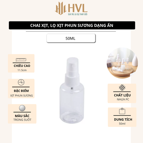Chai xịt, lọ xịt phun sương dạng ấn