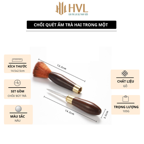 Chổi quét ấm trà