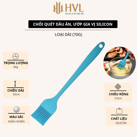 Chổi quét dầu ăn, cọ quét bơ, ướp gia vị silicon