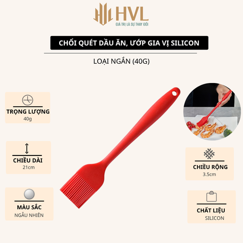 Chổi quét dầu ăn, cọ quét bơ, ướp gia vị silicon