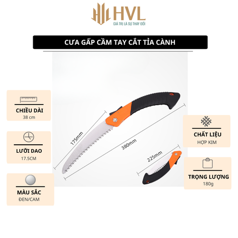 Cưa gấp cầm tay cắt tỉa cành
