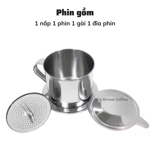 Phin Nhôm Pha Cà Phê 25 gram,  giữ nhiệt tốt chuyên dụng cho dân ghiền và cho quán - BartenderWitch