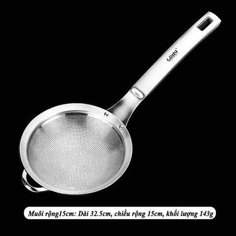 Muỗng inox 304, lưới lọc mịn, sữa đậu nành,muỗng lưới, muỗng lẩu - HVL TEA