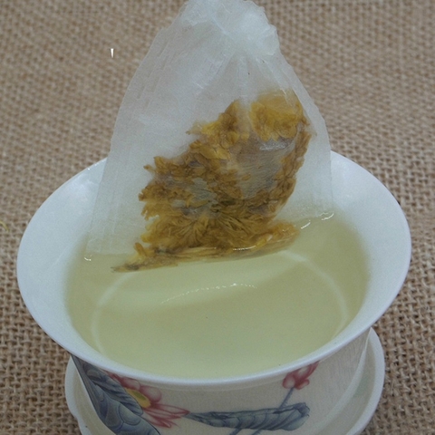 Túi lọc trà sợi ngô siêu thấm nước, có dây rút