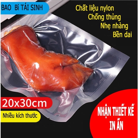 Túi hút chân không thực phẩm mặt trơn, ép chân không cao cấp - HVL TEA