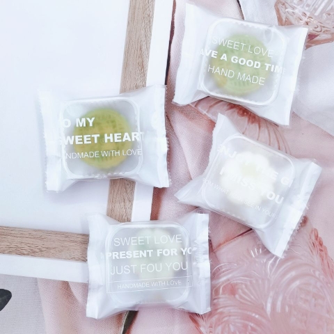 Túi Đựng Bánh Kẹo, Bao Bì Đựng Trà, Bánh Kẹo Họa Tiết Chữ Tiếng Anh