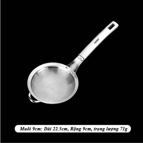 Muỗng inox 304, lưới lọc mịn, sữa đậu nành,muỗng lưới, muỗng lẩu - HVL TEA
