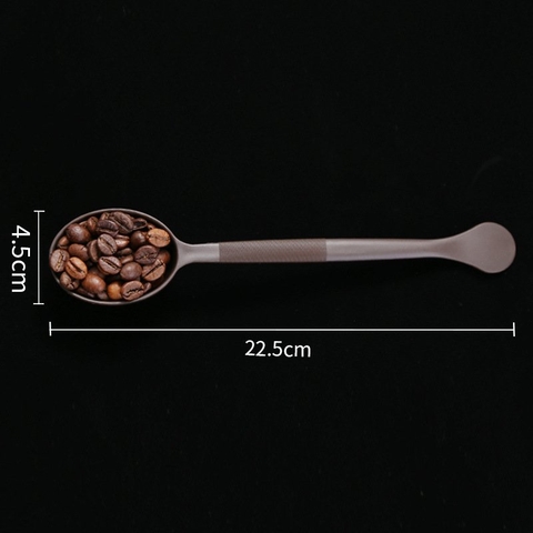 Thìa đong nâu múc bột, múc sốt hoa quả - muỗng đong nâu định lượng 10/15 gram - HVL TEA