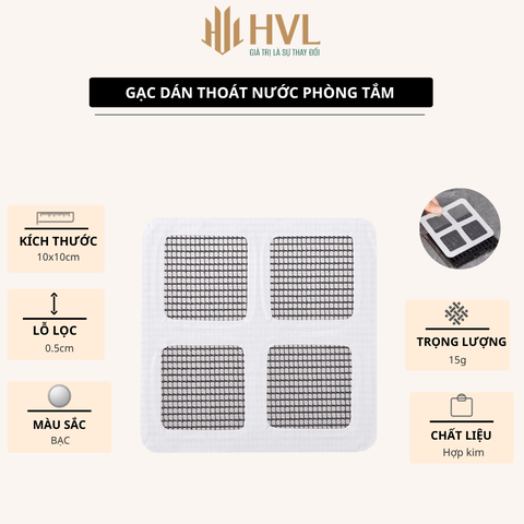 Gạc dán thoát nước phòng tắm