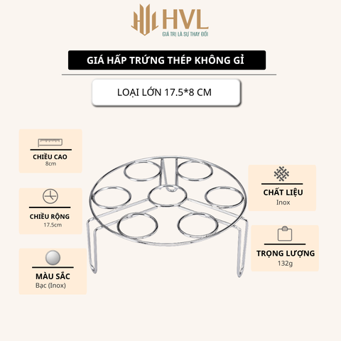Giá hấp trứng thép không gỉ