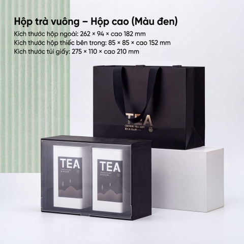 Bộ Hộp Trà Quà Tặng HT89 - Đa Dạng Kích Thước, Màu Sắc | HVL
