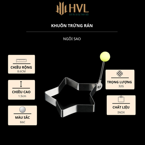 Khuôn rán trứng - Ngôi sao