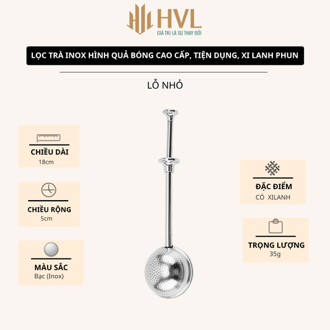 Dụng Cụ Lọc Trà Inox 304 Nhiều Hình Dáng - HVL