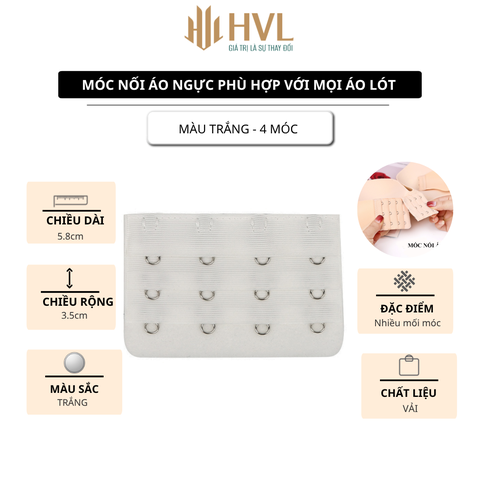 Móc nối áo ngực phù hợp với mọi áo lót