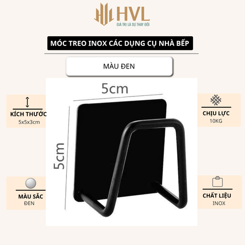 Móc treo inox các dụng cụ nhà bếp