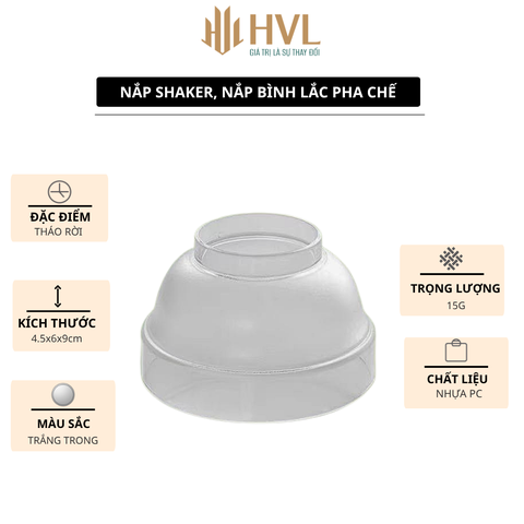 Nắp Shaker, nắp bình lắc pha chế