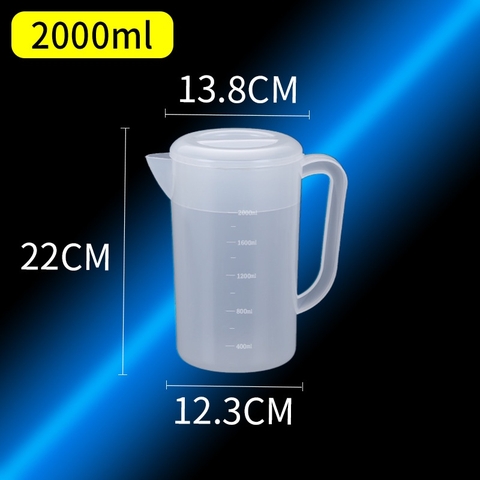 Cốc đong ca đong, chịu nhiệt cao, dung tích lớn, bình đựng nước có nắp - HVL TEA
