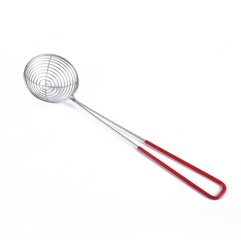 Muôi múc trân châu, topping trà sữa tay cầm đỏ - HVL TEA