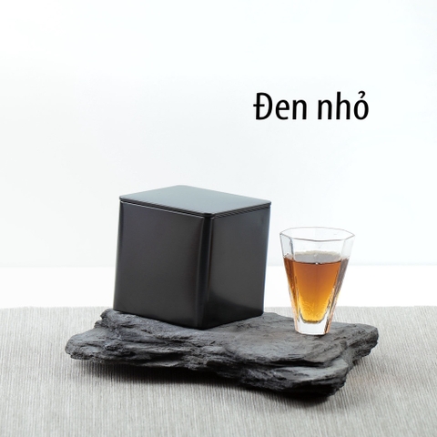 Hộp thiếc đựng trà hình hộp vuông, nhiều màu - HVL TEA