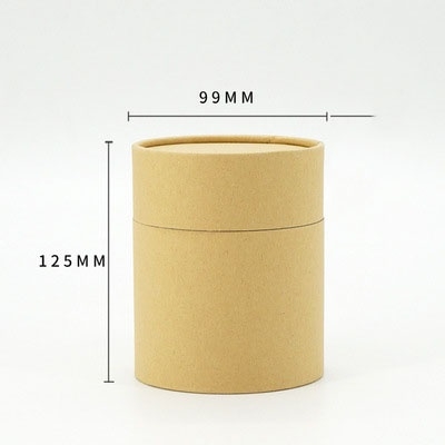 Hộp đựng trà, lọ đựng hạt kho, thảo dược, chất liệu kraft nhôm nắp giấy - HVL TEA