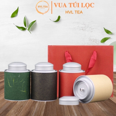Hộp đựng trà, cà phê các loại đồ khô hình chiếc phích mini, kèm túi - HVL TEA