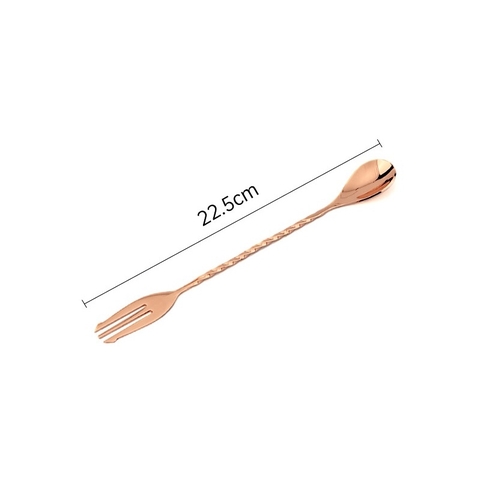 Thìa bar pha chế inox, thìa khuấy 2 đầu pha chế - Bartender Witch