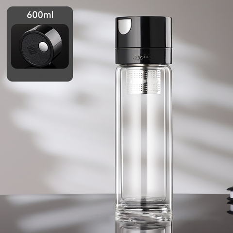 BÌNH PHA TRÀ THỦY TINH 2 LỚP CAO CẤP – CÔNG NGHỆ LỌC TRÀ NAM CHÂM THÔNG MINH