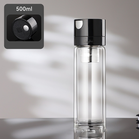 BÌNH PHA TRÀ THỦY TINH 2 LỚP CAO CẤP – CÔNG NGHỆ LỌC TRÀ NAM CHÂM THÔNG MINH