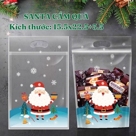 Túi Ziplock Đựng Bánh Kẹo Giáng Sinh, Noel 2025 - Giá Sỉ Tận Xưởng