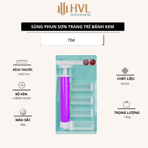 Súng phun sơn trang trí bánh kem