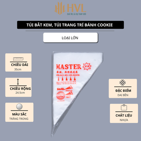 Túi bắt kem, túi trang trí bánh cookie