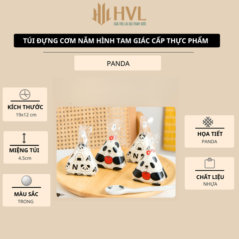 Túi đựng cơm nắm hình tam giác cấp thực phẩm - Cơm Nắm Dễ Thương