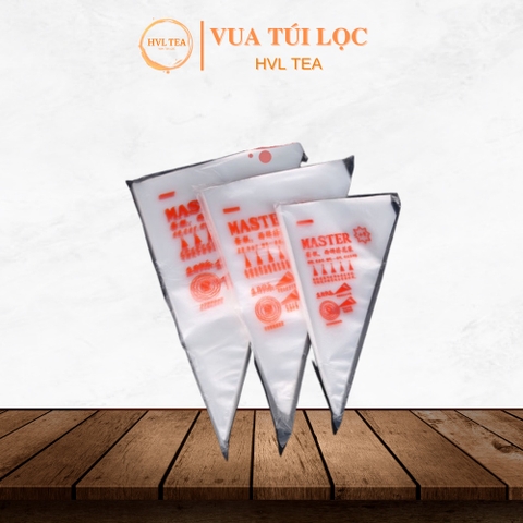 Túi bắt kem nilon, túi trang trí bánh cookie, dụng cụ làm bánh, (100 túi/sp) - VUA BAO BÌ