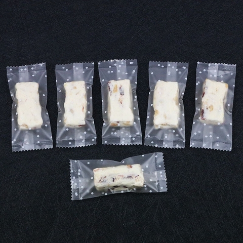 [Mã LIFE1511A giảm 10% đơn 50K] Túi đựng trà/ bánh kẹo,Túi OPP Chấm Bi, hàn nhiệt,100c/1sp - VUA BAO BÌ