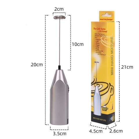 Máy khuấy mini tạo bọt, đánh cafe, đánh sữa tạo bọt di động cầm tay - HVL TEA