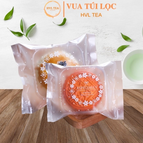 [Mã LIFE1511A giảm 10% đơn 50K] Túi đựng trà/ bánh kẹo,Túi OPP Chấm Bi, hàn nhiệt,100c/1sp - VUA BAO BÌ