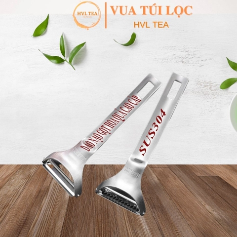 Dao nạo, gọt hoa quả Inox304, dao nạo sợi, tiện lợi, dễ sử dụng - HVL TEA