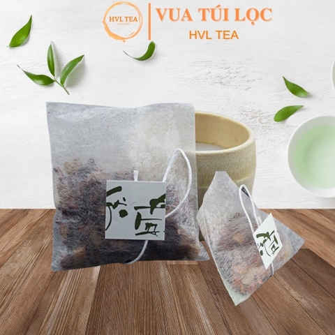 Túi lọc trà chất liệu sợi bắp có dây nhúng
