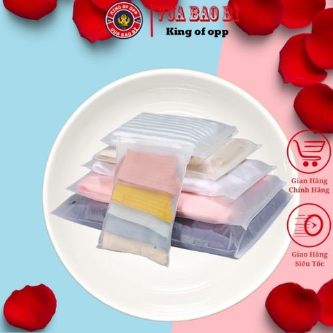 Túi ziplock có dây kéo đóng gói quần áo- 10x15