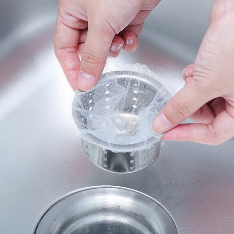 100 Túi Lọc Rác Bồn Rửa Chén Bát Chính Hãng, Thoát Sàn Nhanh Gấp 5 Lần, Siêu Rẻ - BARTENDER