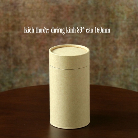Hộp đựng trà, lọ đựng hạt kho, thảo dược, chất liệu kraft nhôm nắp giấy - HVL TEA