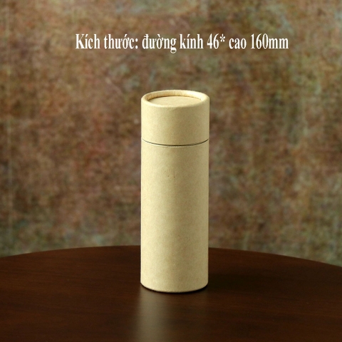 Hộp đựng trà, lọ đựng hạt kho, thảo dược, chất liệu kraft nhôm nắp giấy - HVL TEA