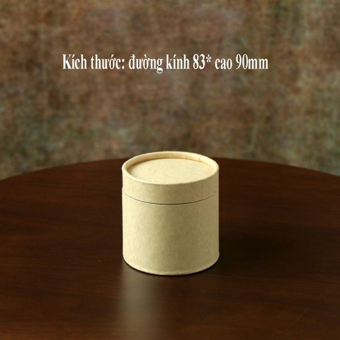 Hộp đựng trà, lọ đựng hạt kho, thảo dược, chất liệu kraft nhôm nắp giấy - HVL TEA