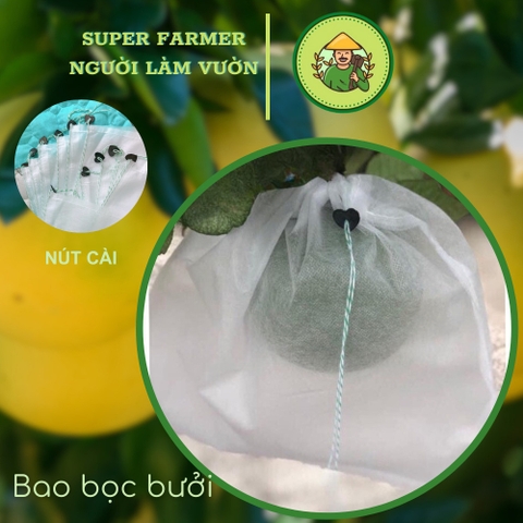 100 Túi Bọc Trái Cây Ổi, Bưởi, Xoài, Na... Nhiều Kích Thước Dùng 3-5 Mùa - NGUOILAMVUON