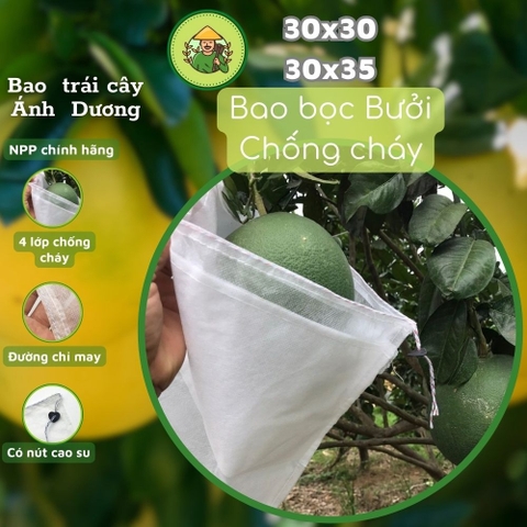 100 Túi Bọc Trái Cây Ổi, Bưởi, Xoài, Na... Nhiều Kích Thước Dùng 3-5 Mùa - NGUOILAMVUON