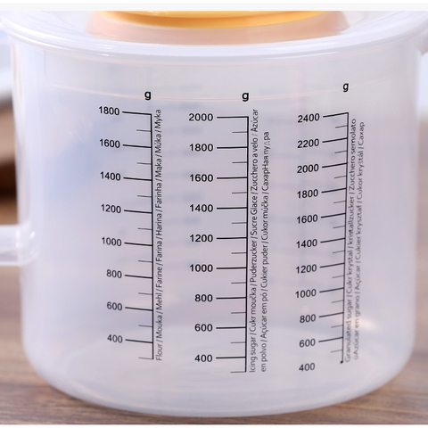 Ca nhựa đánh trứng và kem cheese - Có nắp - 2.5L - BartenderWitch
