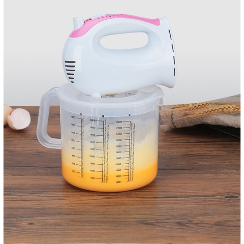 Ca nhựa đánh trứng và kem cheese - Có nắp - 2.5L - BartenderWitch