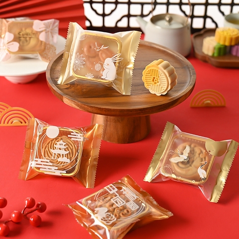 Túi đựng bánh trung thu, 100 túi/sp, mẫu mới nhất năm 2023 - VUA BAO Bì
