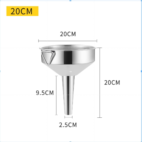 Phễu rót chiết chất rượu/ Dầu/ Mật Ong/ chất lỏng, chất liệu Inox 304 cao cấp - HVL TEA