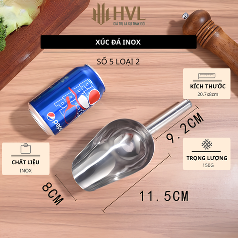 Xúc đá inox